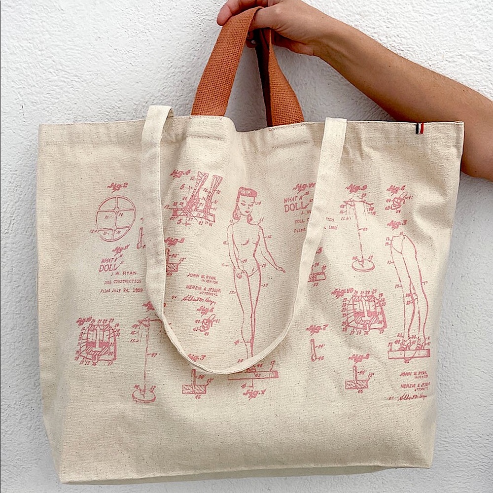 Clare V  Barbie Canvas Tote